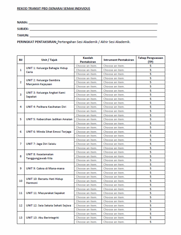 RPH Bahasa Melayu Tahun 6 2025/2026 (SJK) - Version 1 (RPH TS25) - Image 6