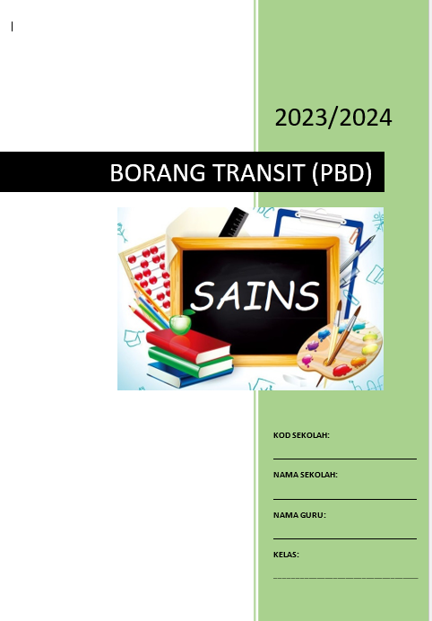 Borang Transit PBD Sains Tahun 1 SK