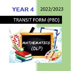 Borang Transit PBD Mathematics Year 4 SK