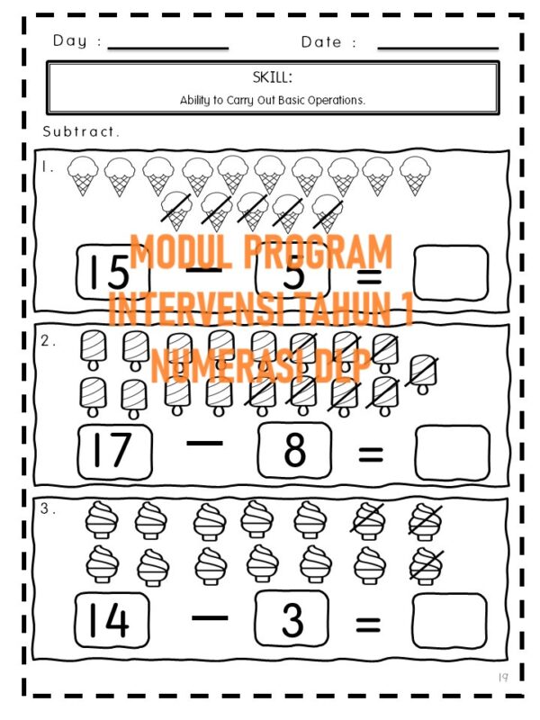 Modul Program Intervensi Tahun 1 (NUMERASI DLP)