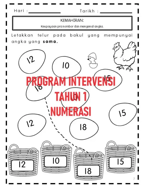 Modul Program Intervensi Tahun 1 (NUMERASI DLP)