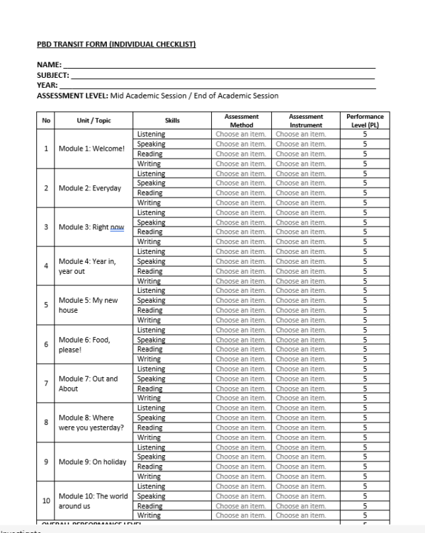 RPH Bahasa Melayu Tahun 3 2024/2025 (SJK) - Version 1 (RPH TS25)