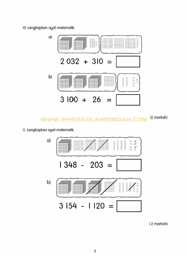 PPSA - Matematik Tahun 3 2025/2026 - Image 3