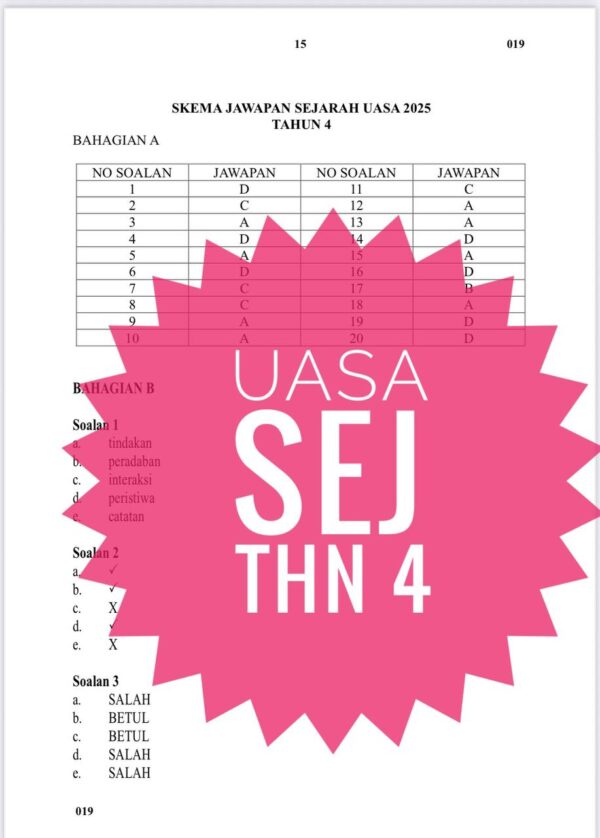 UASA - Sejarah Tahun 4 2025/2026 (Set 1) - Image 5
