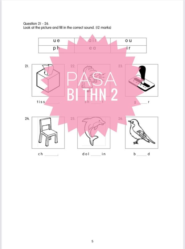 PASA - Bahasa Inggeris Tahun 2 2025/2026 (Set 1) - Image 4