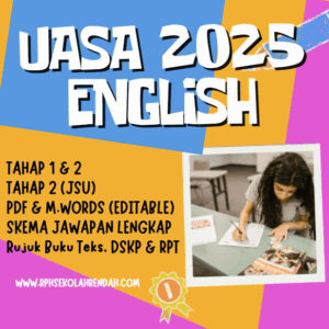 UASA - Bahasa Inggeris Tahun 1 2025/2026 (Set 1)