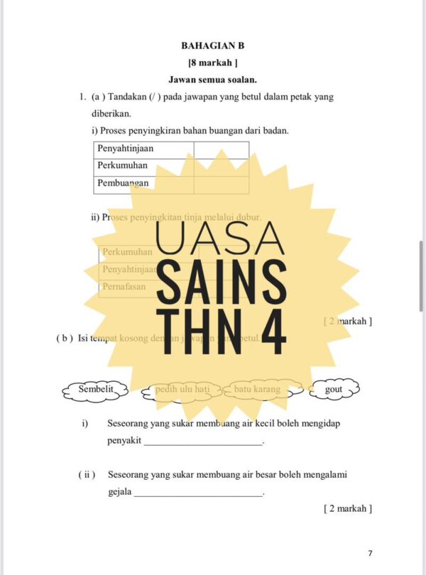 UASA - Sains Tahun 4 2025/2026 (Set 1C) - Image 3