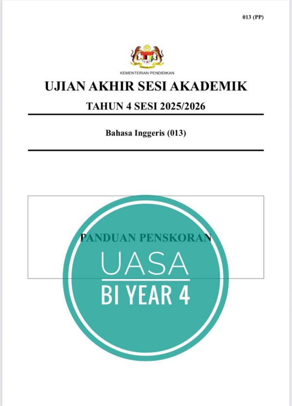 UASA - Bahasa Inggeris Tahun 4 2025/2026 (Set 1B) - Image 6
