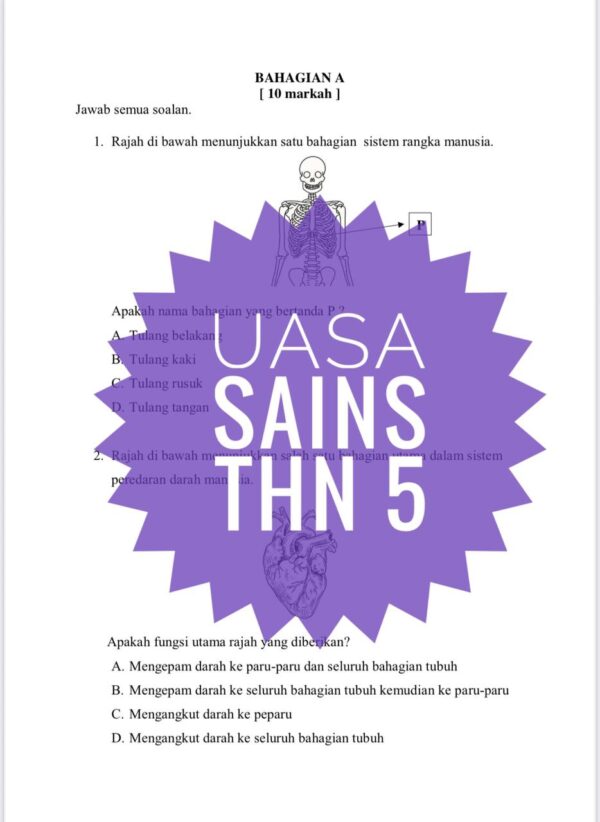UASA - Sains Tahun 5 2025/2026 (Set 1B - JSU) - Image 4