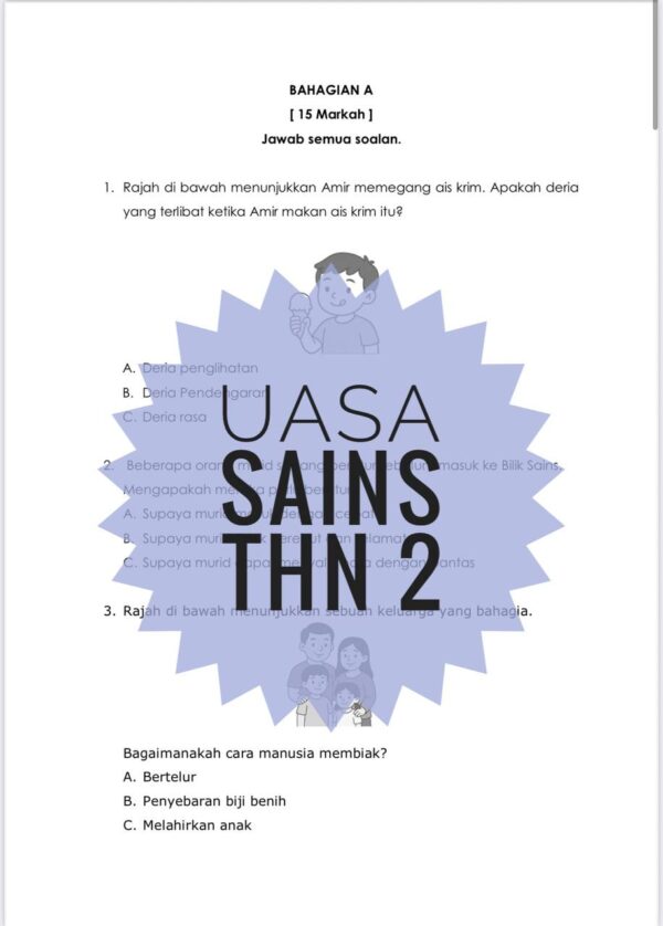UASA - Sains Tahun 2 2025/2026 (Set 1B) - Image 2