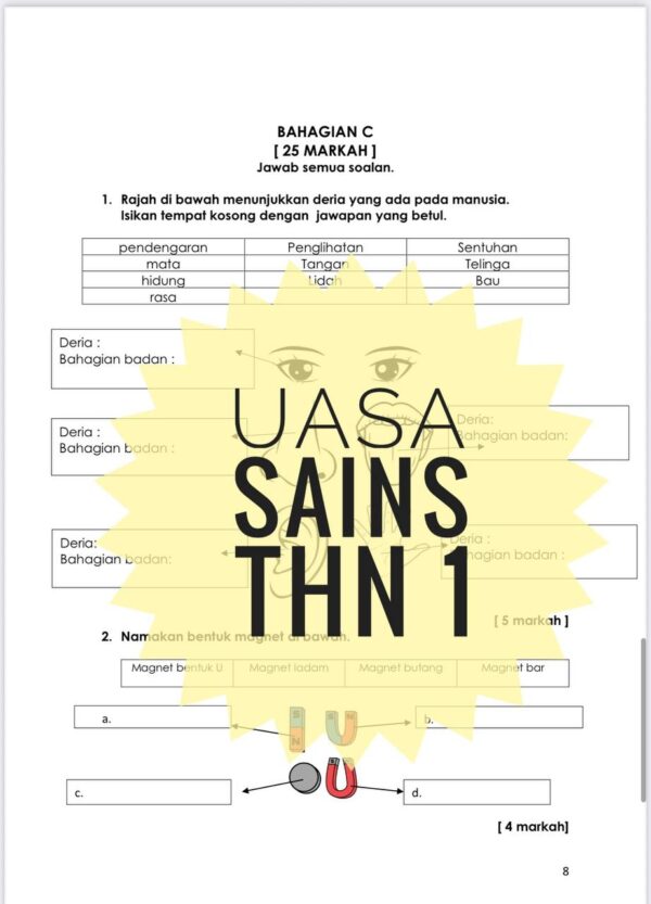 UASA - Sains Tahun 1 2025/2026 (Set 1B) - Image 5