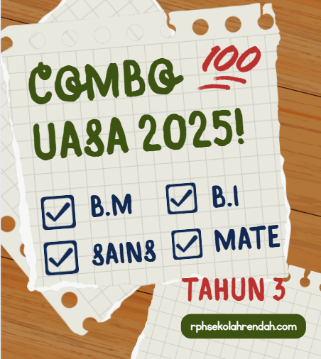 SET COMBO UASA TAHUN 3 2025 (4 set soalan) SET COMBO UASA TAHUN 3 2025 (4 set soalan) (Copy)