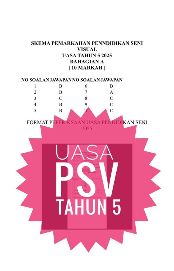 UASA - Pendidikan Seni Visual Tahun 5 2025/2026 (Set 1A - JSU) - Image 9