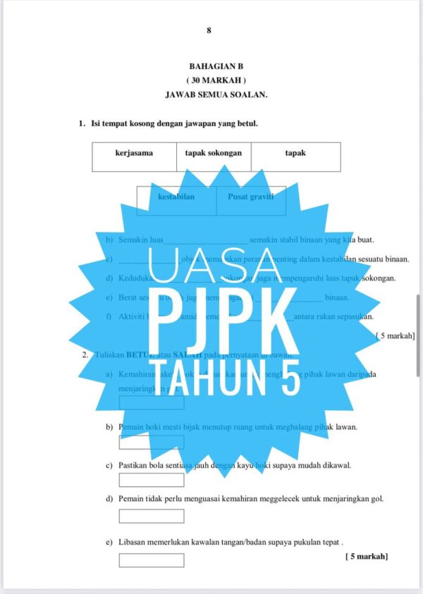 UASA - PJPK Tahun 5 2025/2026 (Set 1B) - Image 3