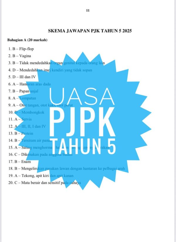 UASA - PJPK Tahun 5 2025/2026 (Set 1B) - Image 5