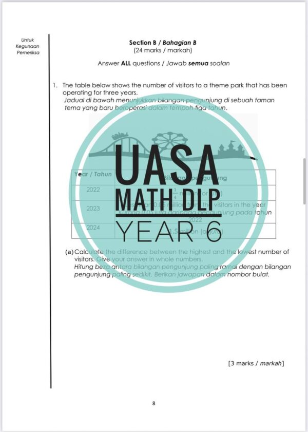 UASA - Mathematics DLP Tahun 6 2025/2026 (Set 2B-JSU) - Image 6