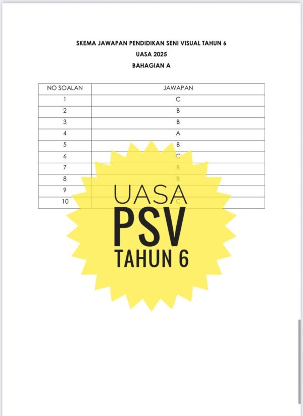 UASA - Pendidikan Seni Visual Tahun 6 2025/2026 (Set 1B) - Image 6