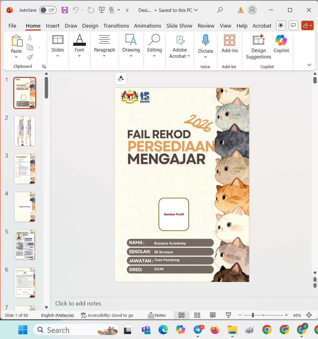Fail Rekod Persediaan Mengajar (RPM) Design 2 - Kumpulan A Fail Rekod Persediaan Mengajar (RPM) Design 2 - Kumpulan A - Image 4