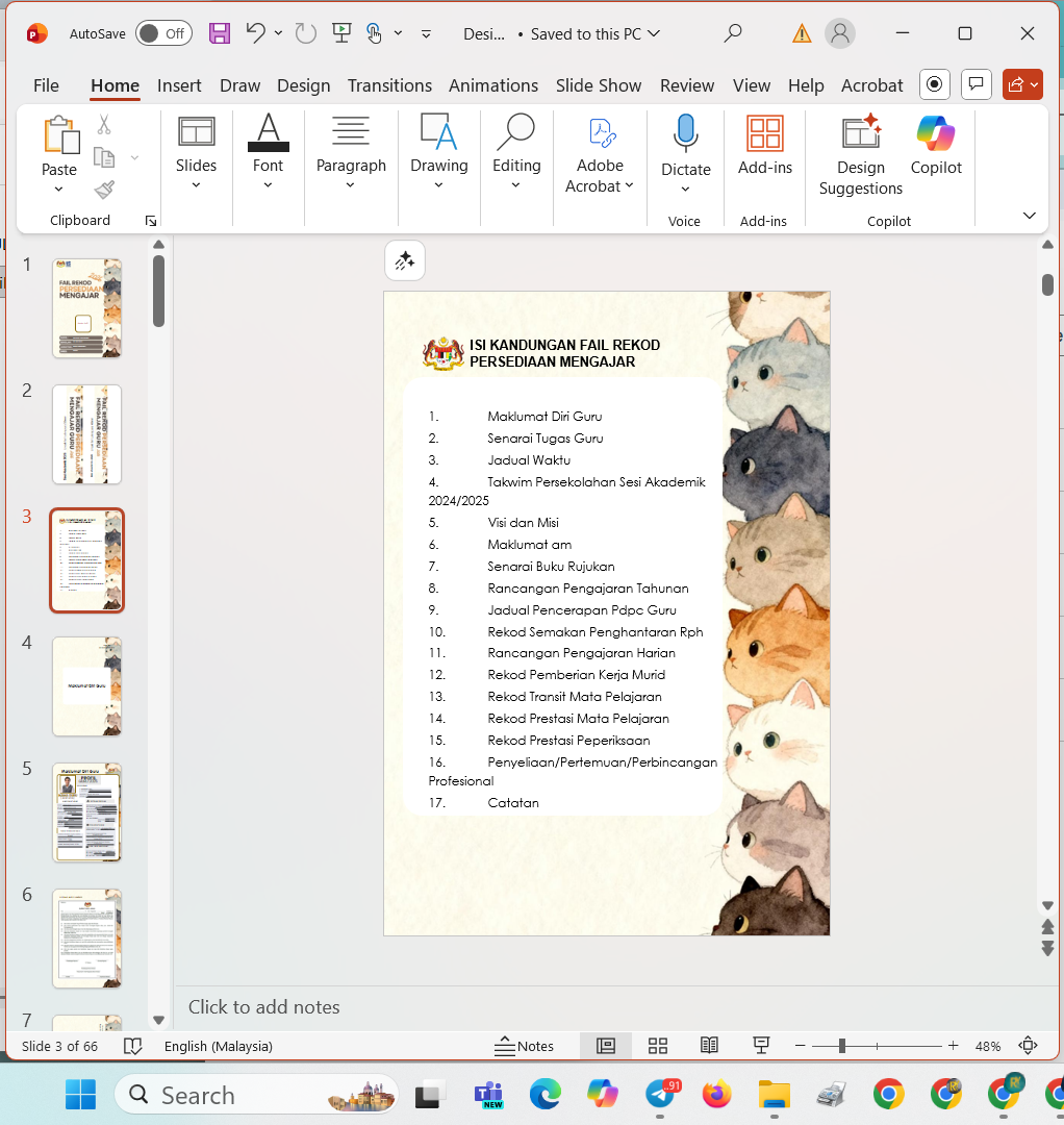 Fail Rekod Persediaan Mengajar (RPM) Design 2 - Kumpulan A Fail Rekod Persediaan Mengajar (RPM) Design 2 - Kumpulan A - Image 5