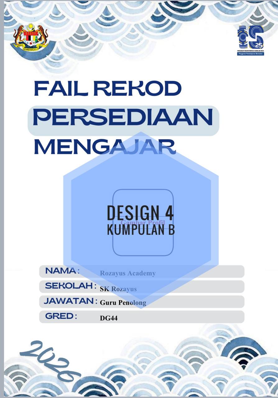 Fail Rekod Persediaan Mengajar (RPM) Design 4 - Kumpulan A Fail Rekod Persediaan Mengajar (RPM) Design 4 - Kumpulan B - Image 2