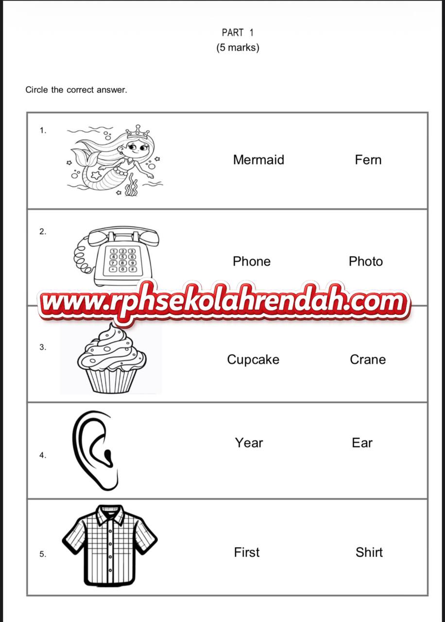UPSA - Bahasa Inggeris Tahun 2 2026 (Set 1 - Soalan Sahaja) UPSA - Bahasa Inggeris Tahun 2 2026 (Set 1 - Soalan Sahaja) - Image 3