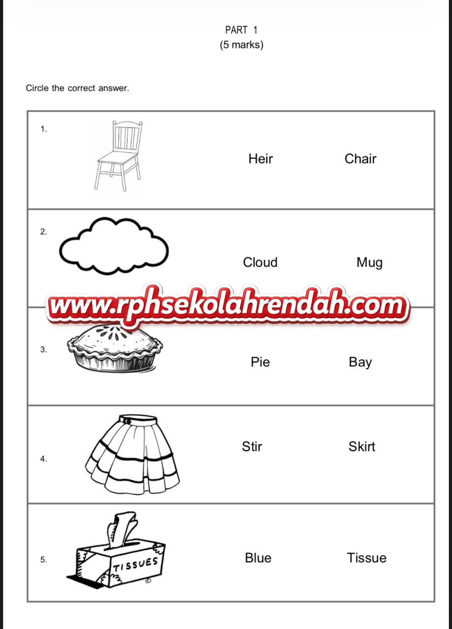 UPSA - Bahasa Inggeris Tahun 2 2026 (Set 2 - Soalan Sahaja) UPSA - Bahasa Inggeris Tahun 2 2026 (Set 2 - Soalan Sahaja) - Image 3