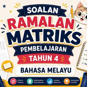 UPSA - Bahasa Melayu Tahun 4 2026 (Set 1 - Soalan + JSU + JSI) MPT4 - Soalan Ramalan Bahasa Melayu Tahun 4 2026 (Set 1)