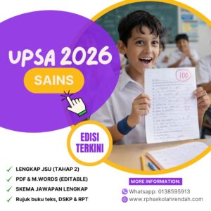 UPSA - Sains Tahun 5 2026 (Set 1 - Soalan Sahaja)