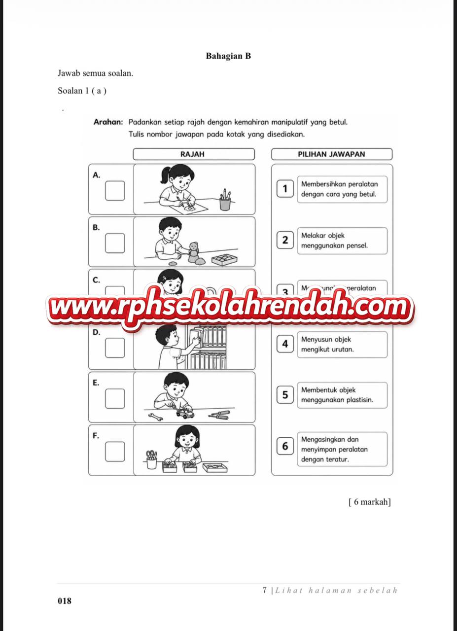 UPSA - Sains Tahun 3 2026 (Set 1 - Soalan Sahaja) UPSA - Sains Tahun 3 2026 (Set 1 - Soalan + JSU) - Image 4