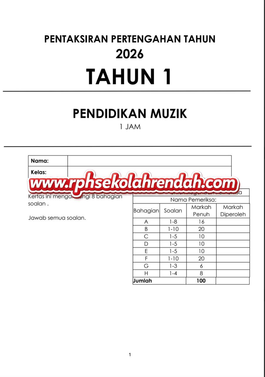 PPT - Muzik Tahun 1 2026 (Set 1 - Soalan Sahaja) PPT - Muzik Tahun 1 2026 (Set 1 - Soalan Sahaja) - Image 2