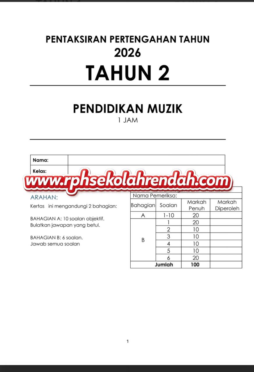 PPT - Muzik Tahun 2 2026 (Set 1 - Soalan Sahaja) PPT - Muzik Tahun 2 2026 (Set 1 - Soalan Sahaja) - Image 2