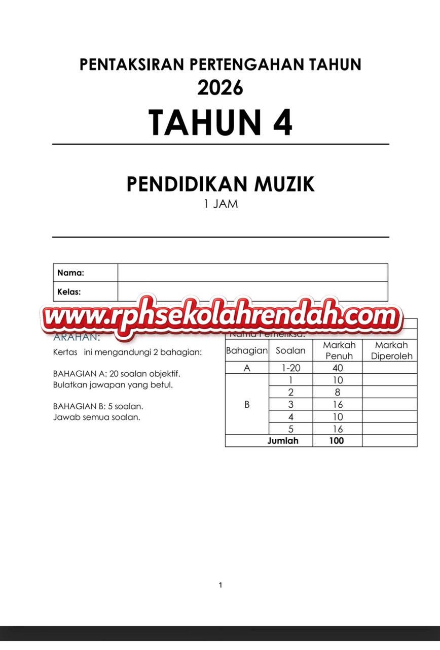 PPT - Muzik Tahun 4 2026 (Set 1 - Soalan Sahaja) PPT - Muzik Tahun 4 2026 (Set 1 - Soalan Sahaja) - Image 2