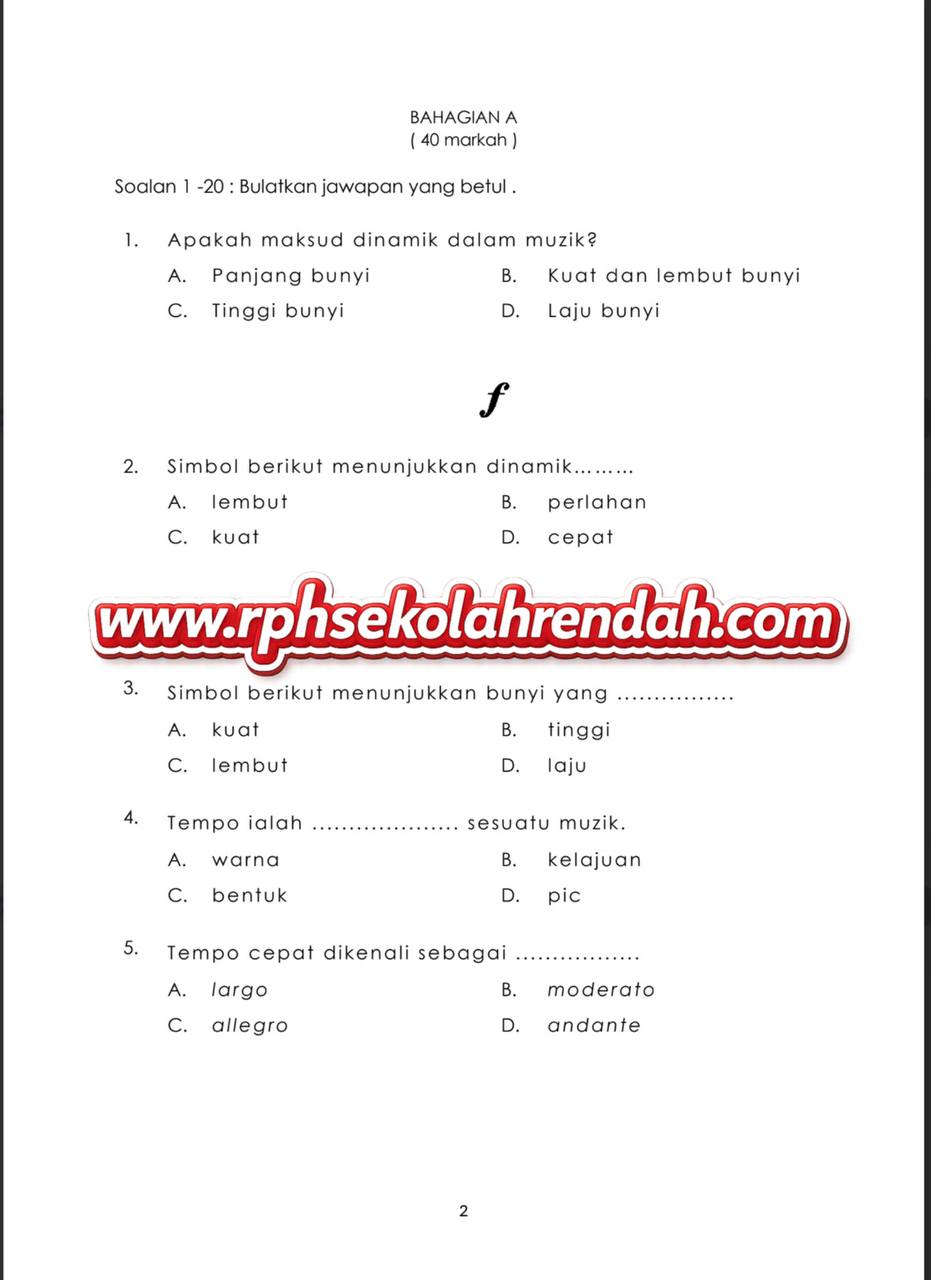 PPT - Muzik Tahun 5 2026 (Set 1 - Soalan Sahaja) PPT - Muzik Tahun 5 2026 (Set 1 - Soalan Sahaja) - Image 3