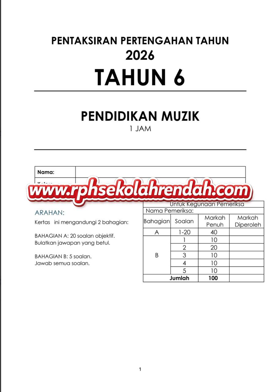 PPT - Muzik Tahun 6 2026 (Set 1 - Soalan Sahaja) PPT - Muzik Tahun 6 2026 (Set 1 - Soalan Sahaja) - Image 2