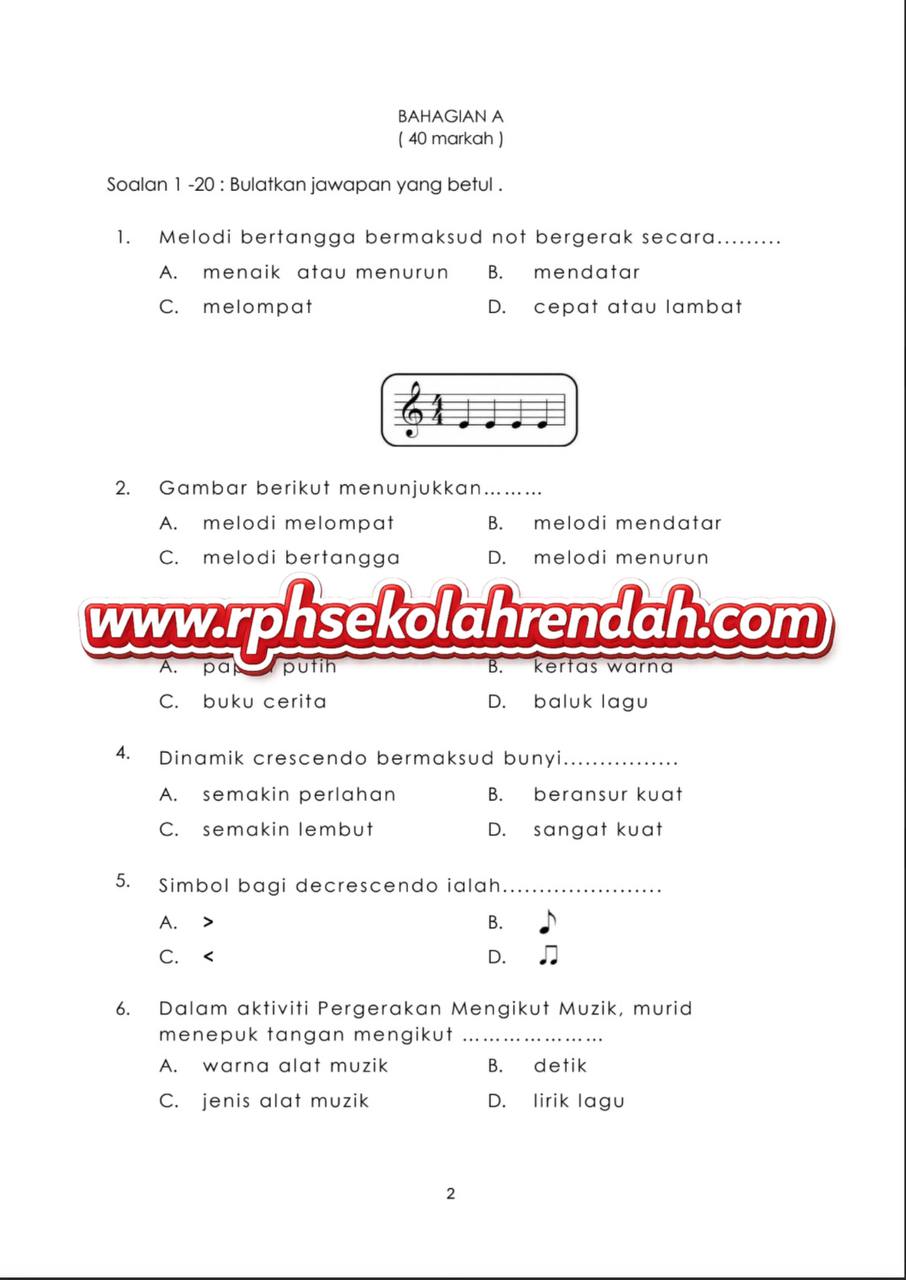 PPT - Muzik Tahun 6 2026 (Set 1 - Soalan Sahaja) PPT - Muzik Tahun 6 2026 (Set 1 - Soalan Sahaja) - Image 3