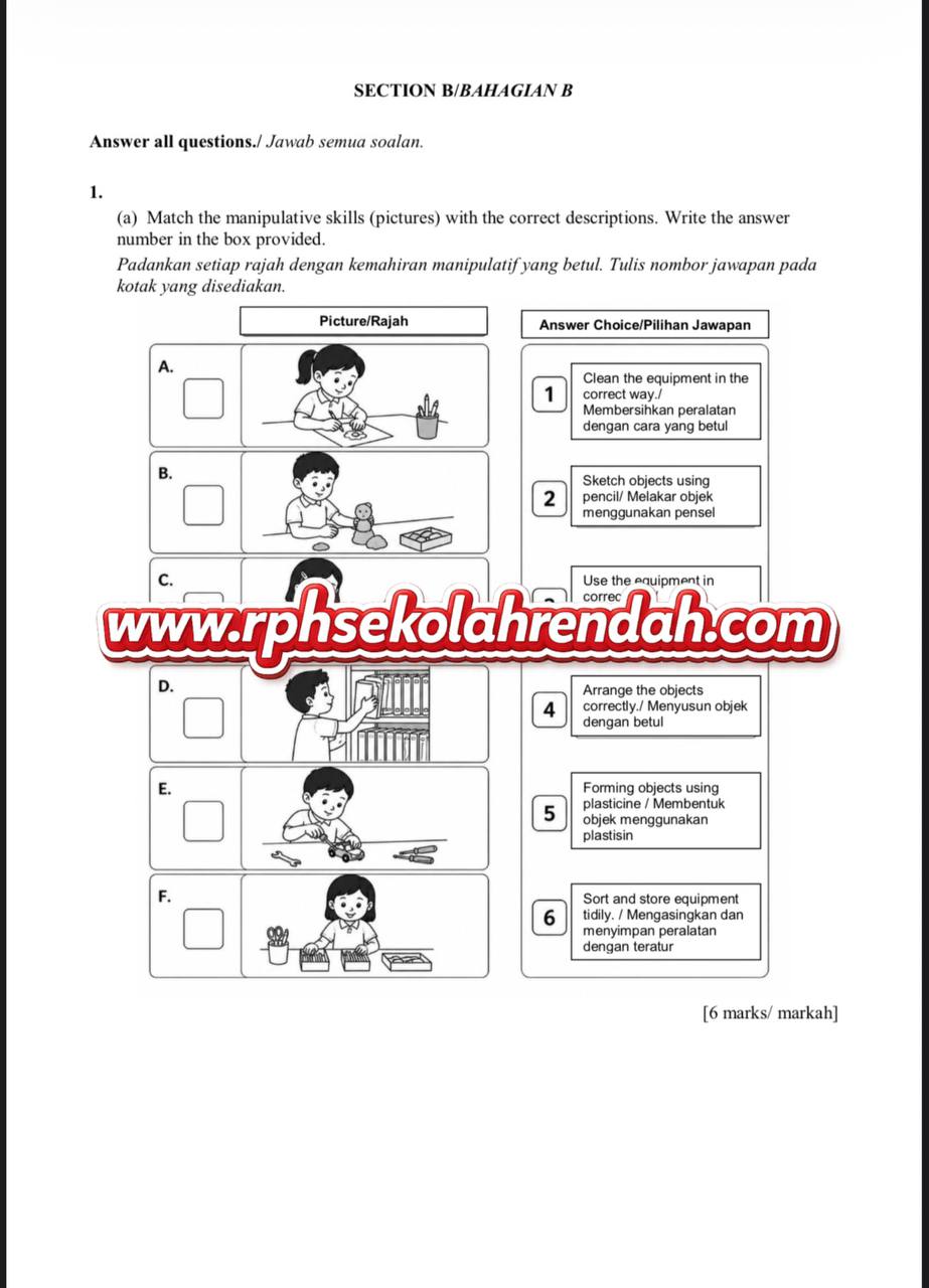 UPSA - Science DLP Tahun 3 2026 (Set 1 - Soalan Sahaja) UPSA - Science DLP Tahun 3 2026 (Set 1 - Soalan Sahaja) - Image 4