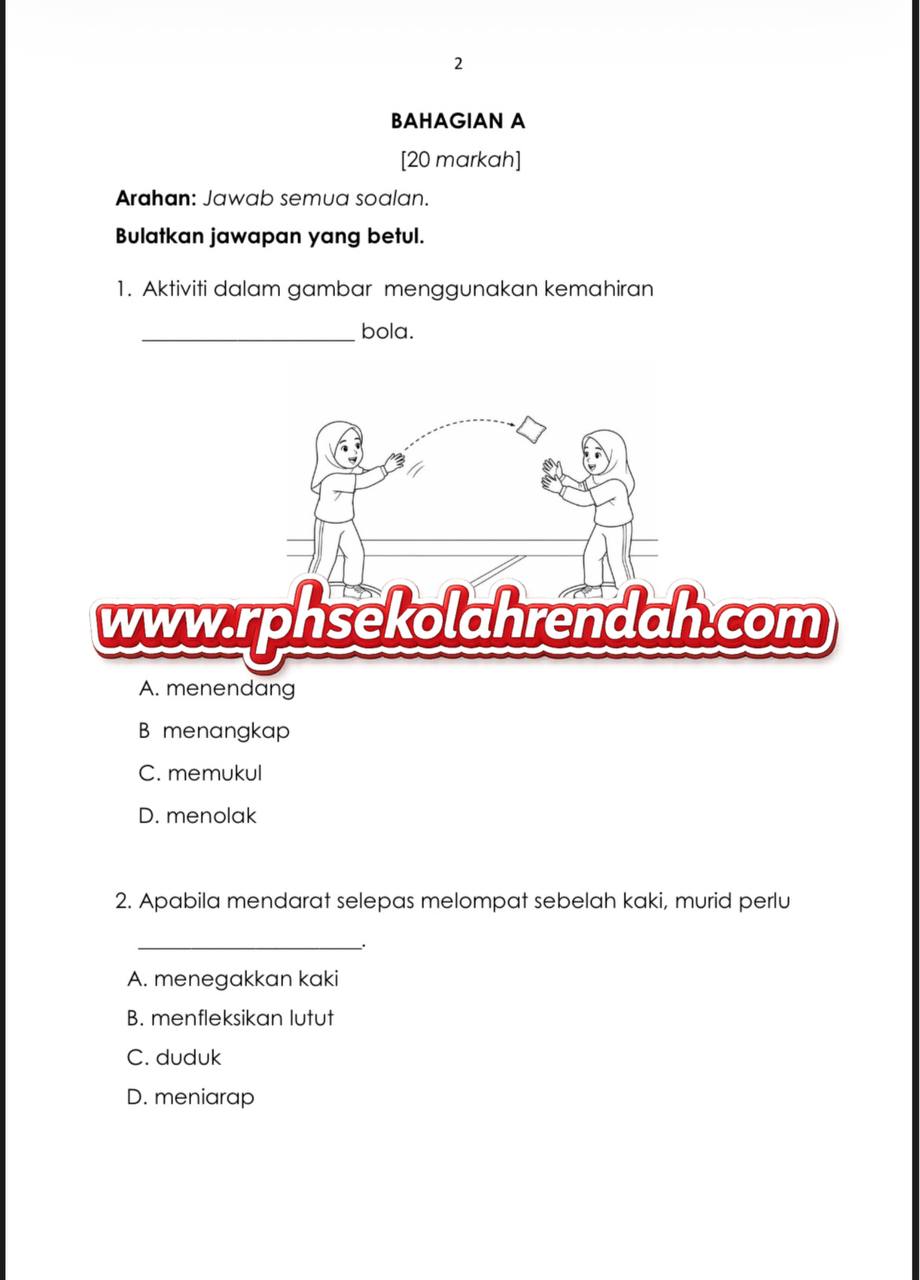 UPSA - PJPK Tahun 1 2026 (Set 1 - Soalan Sahaja) UPSA - PJPK Tahun 1 2026 (Set 1 - Soalan Sahaja) - Image 3