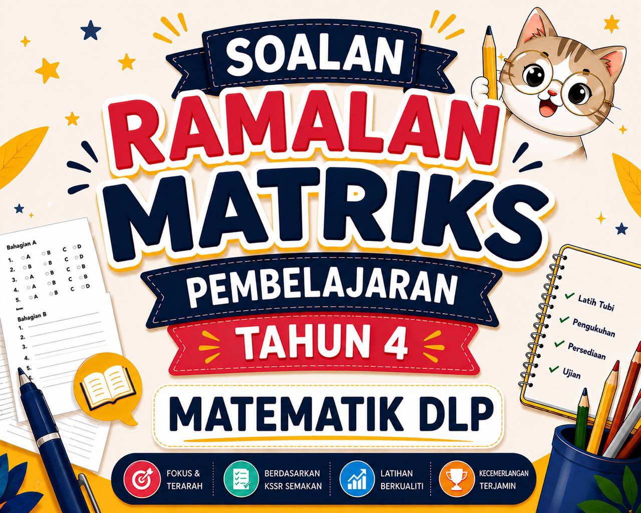 MPT4 - Soalan Ramalan Mathematics DLP Tahun 4 2026 (Set 1) MPT4 - Soalan Ramalan Mathematics DLP Tahun 4 2026 (Set 1)