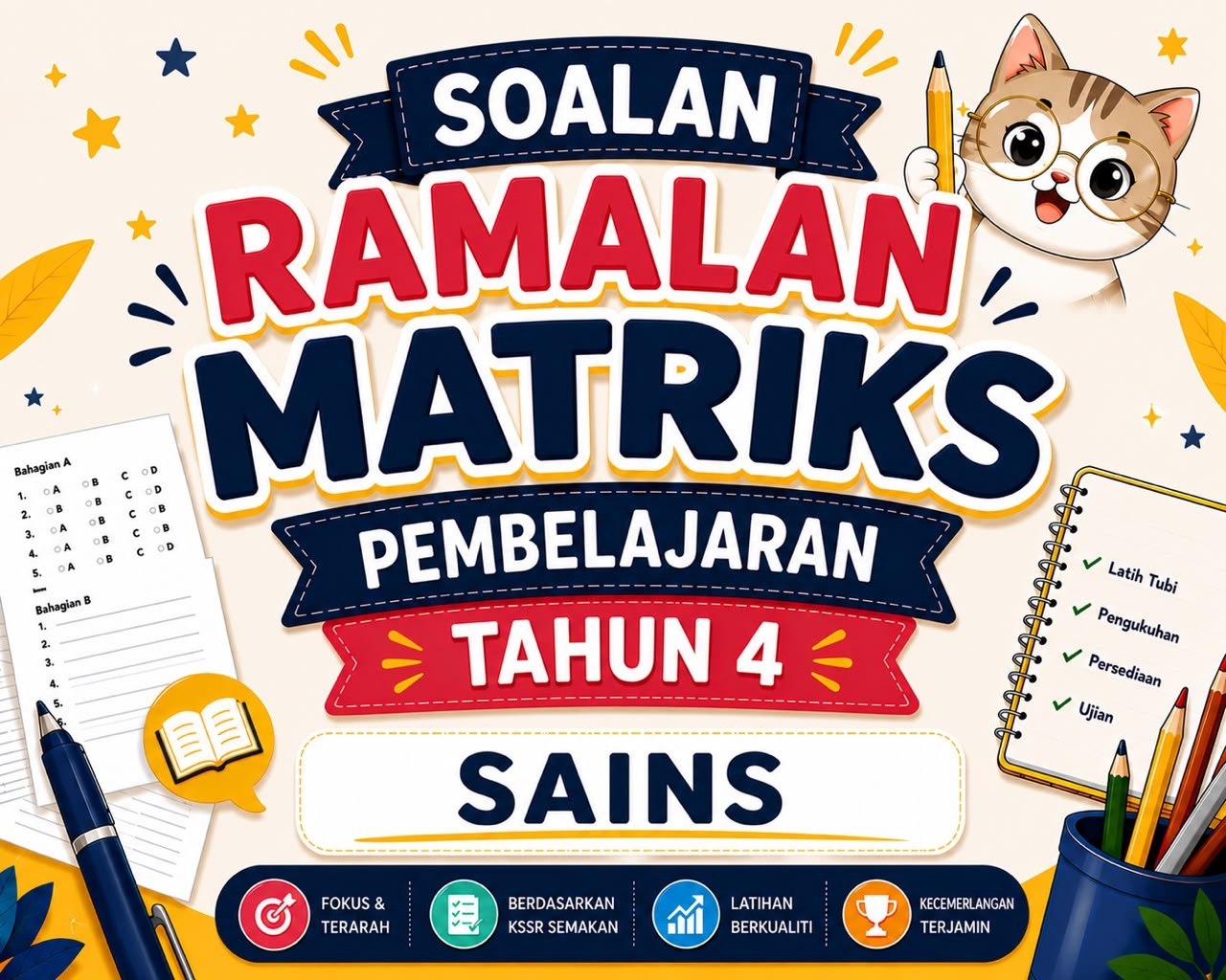 MPT4 - Soalan Ramalan Sains Tahun 4 2026 (Set 1) MPT4 - Soalan Ramalan Sains Tahun 4 2026 (Set 1)