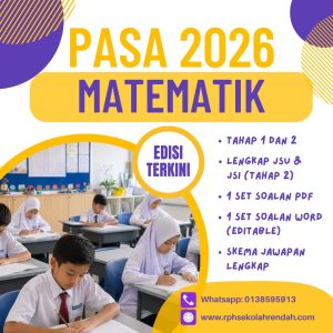 PASA - Matematik Tahun 2 2026 (Set 1 - Soalan Sahaja) PASA - Matematik Tahun 2 2026 (Set 1 - Soalan Sahaja)