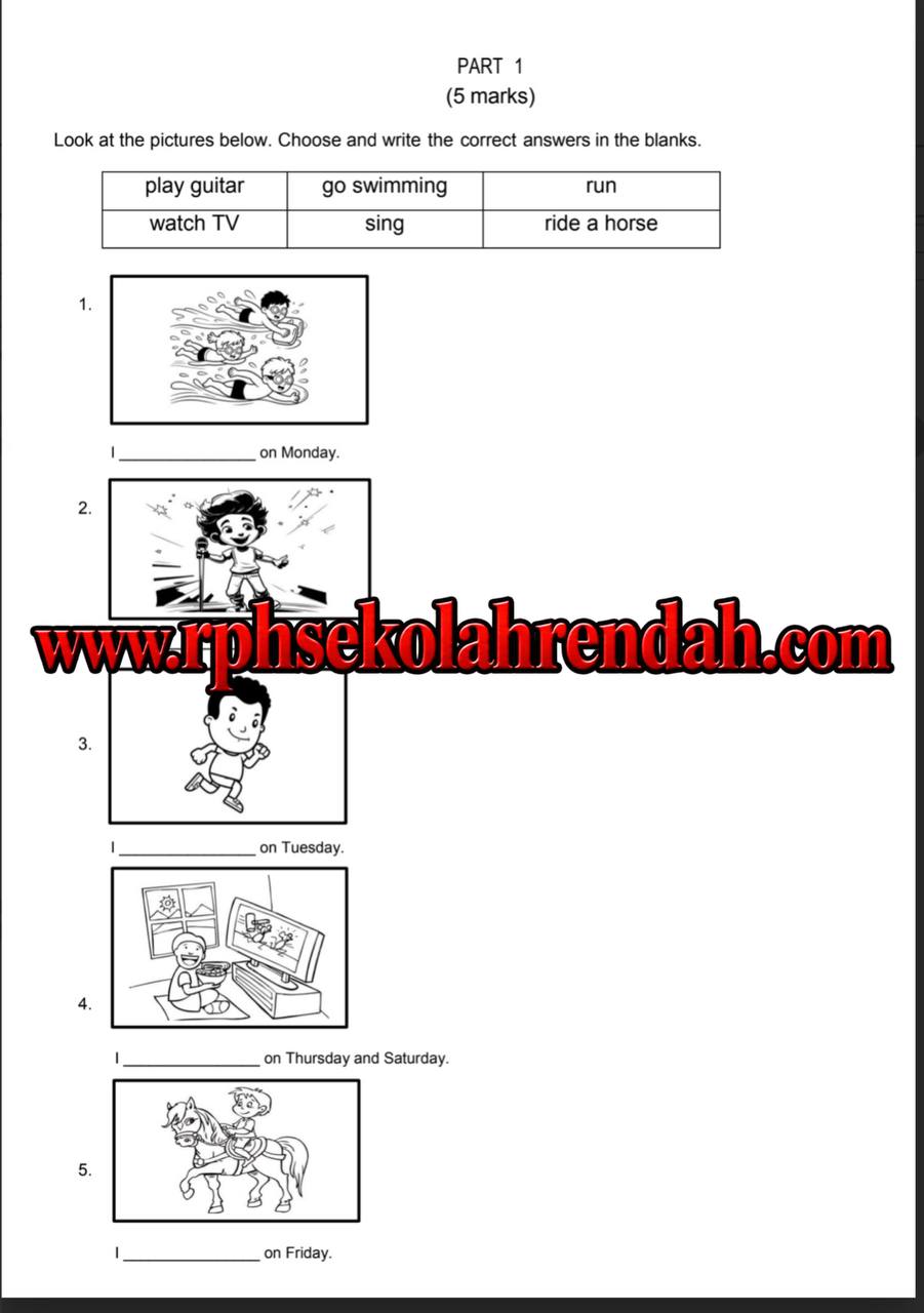 PASA - Bahasa Inggeris Tahun 2 2026 (Set 2- Soalan Sahaja) PASA - Bahasa Inggeris Tahun 2 2026 (Set 2- Soalan Sahaja) - Image 3
