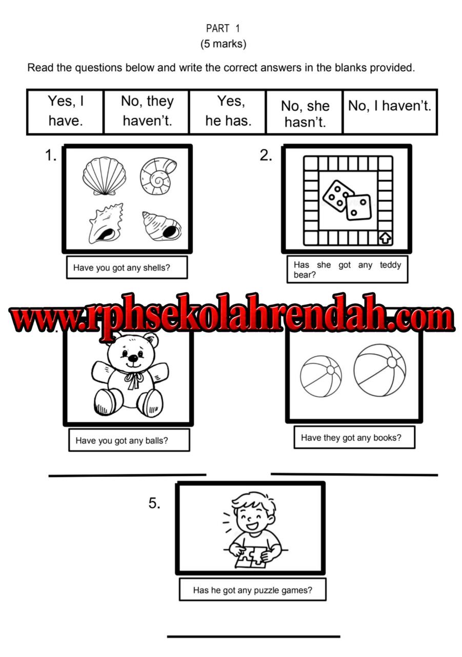 PASA - Bahasa Inggeris Tahun 3 2026 (Set 1 - Soalan Sahaja) PASA - Bahasa Inggeris Tahun 3 2026 (Set 1 - Soalan Sahaja) - Image 3