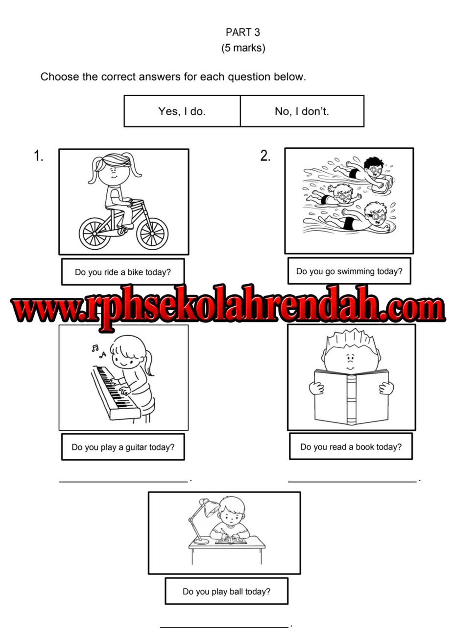 PASA - Bahasa Inggeris Tahun 2 2026 (Set 1- Soalan Sahaja) PASA - Bahasa Inggeris Tahun 2 2026 (Set 1- Soalan Sahaja) - Image 4