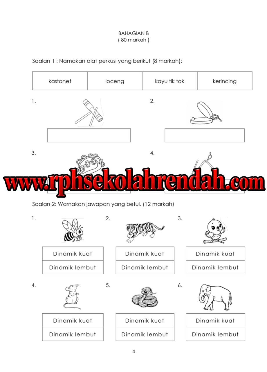 PASA - Pendidikan Muzik Tahun 1 2026 (Set 1 - Soalan Sahaja) PASA - Pendidikan Muzik Tahun 1 2026 (Set 1 - Soalan Sahaja) - Image 4