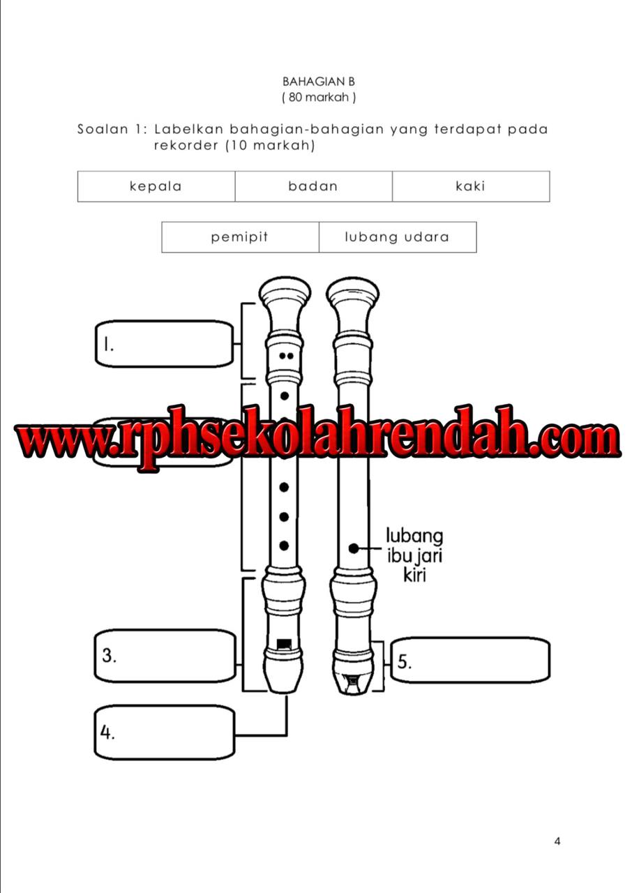 PASA - Pendidikan Muzik Tahun 3 2026 (Set 1 - Soalan Sahaja) PASA - Pendidikan Muzik Tahun 3 2026 (Set 1 - Soalan Sahaja) - Image 4