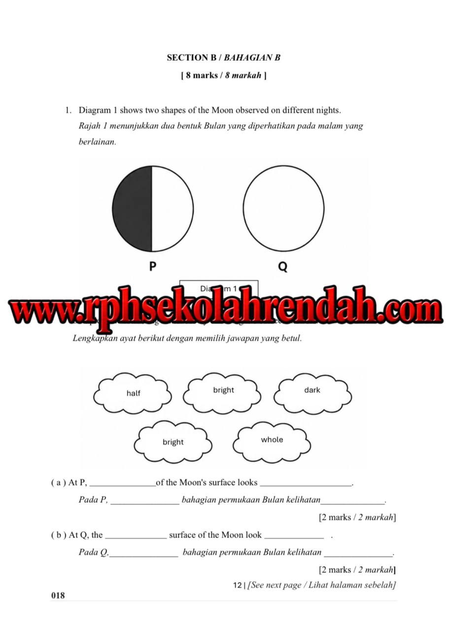 UASA - SCIENCE DLP YEAR 5 2026 (Set 1 - Soalan Sahaja) UASA - SCIENCE DLP YEAR 5 2026 (Set 1 - Soalan Sahaja) - Image 4
