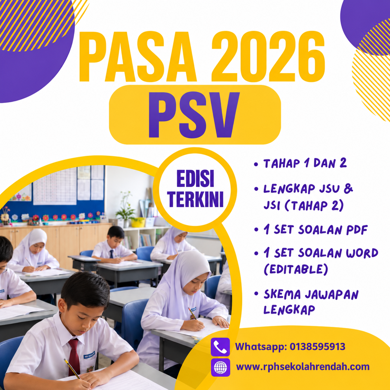 PASA - Pendidikan Seni Visual Tahun 1 2026 (Set 1 - Soalan Sahaja) PASA - Pendidikan Seni Visual Tahun 2 2026 (Set 1 - Soalan Sahaja)