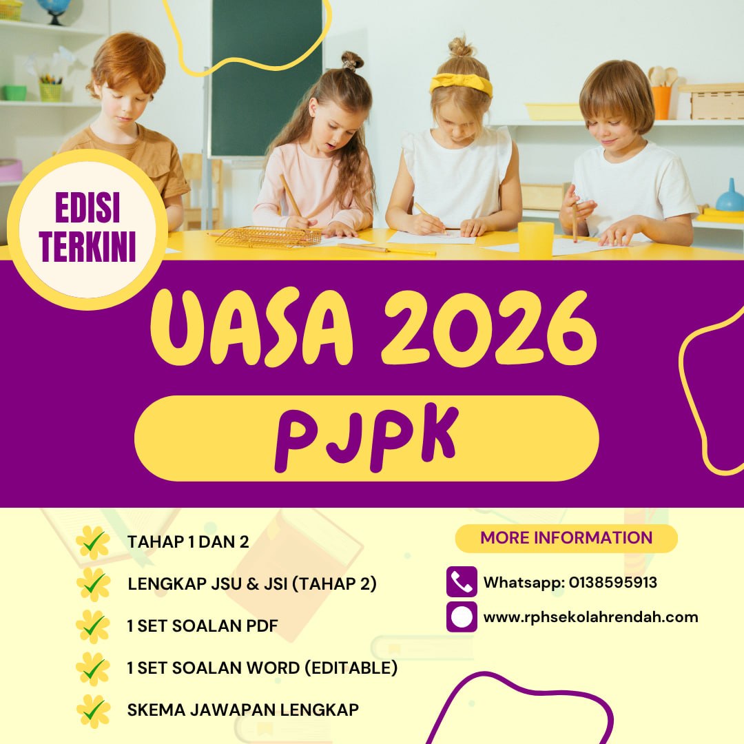 UASA - PJPK Tahun 4 2026 (Set 1 - Soalan Sahaja) UASA - PJPK Tahun 4 2026 (Set 1 - Soalan + JSU)