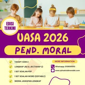 UASA - Pendidikan Moral Tahun 6 2026 (Set 1 - Soalan Sahaja) UASA - Pendidikan Moral Tahun 6 2026 (Set 1 - Soalan Sahaja)
