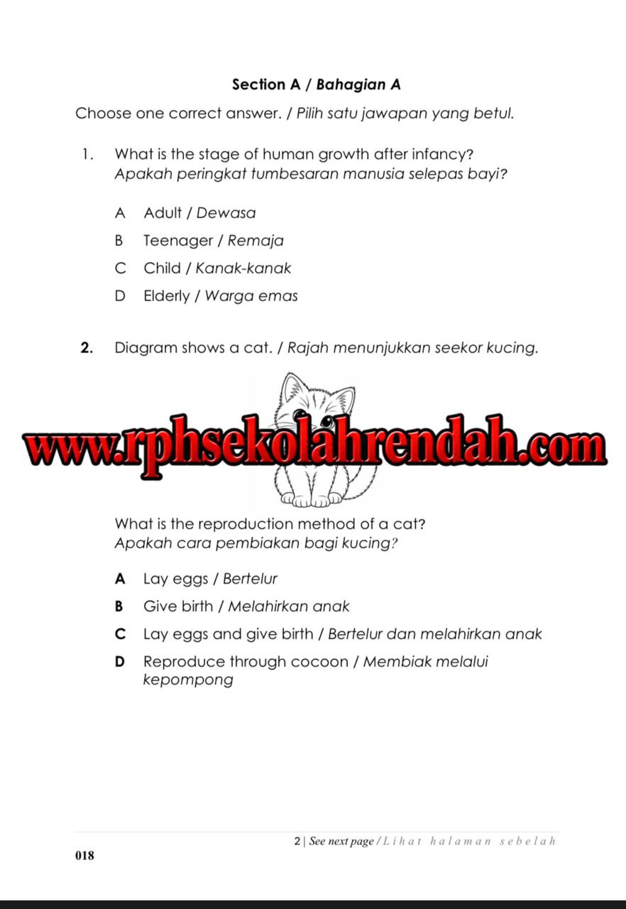 PASA - SCIENCE DLP YEAR 2 2026 (Set 1 - Soalan Sahaja) PASA - SCIENCE DLP YEAR 2 2026 (Set 1 - Soalan Sahaja) - Image 3